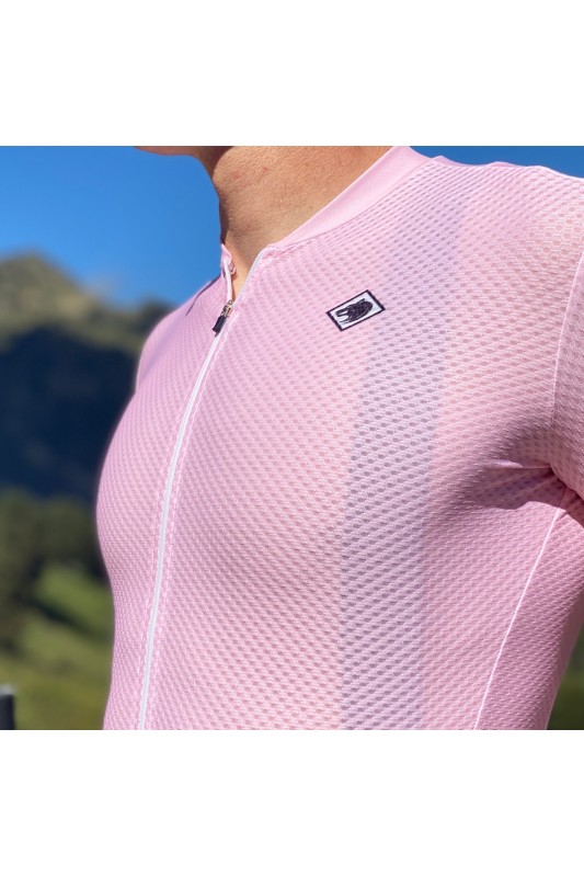 Maillot Hombre PORTALET Manga Corta Rosa